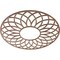 Ekena Millwork Cannes Wood Fretwork Pierced Ceiling Medallion, Walnut, 30"OD x 10 1/4"ID x 3/8"T CMWP30X30X0375CNWA - alternate 3